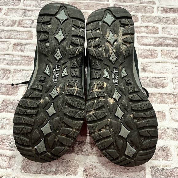 L.L. Bean Sneaker Snow Tek 2.5 Vertigrip Womens 8.5 Wide Black Waterproof 514192 - Picture 3 of 8